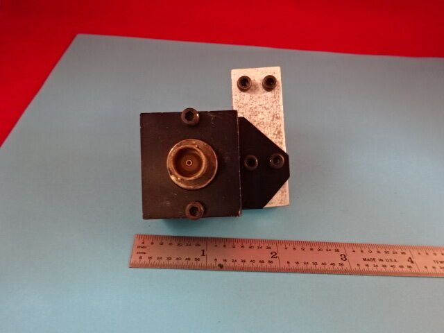 OPTISCHER SENSOR DIFFUSOR FENSTER BNC + HALTERUNG LASEROPTIK WIE BESEHEN #65-A-13