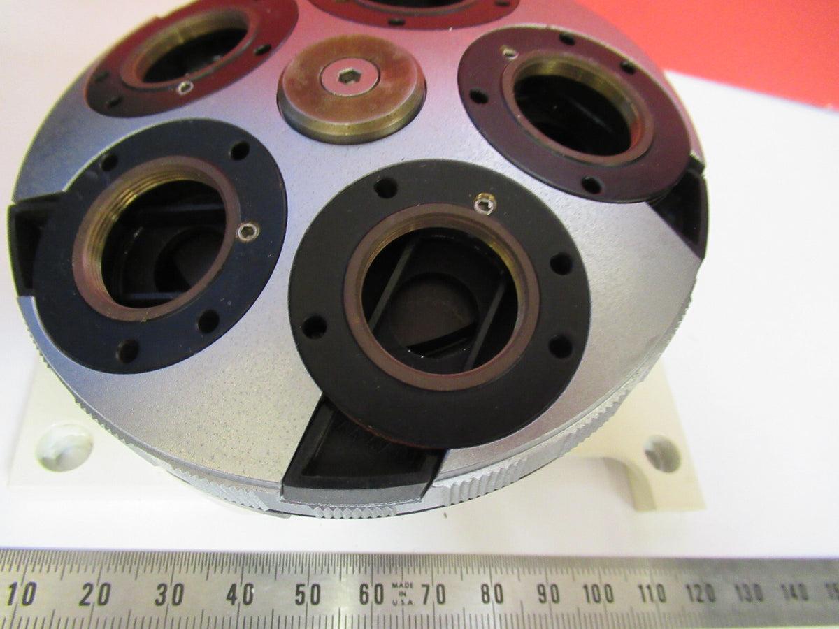 ZEISS  GERMANY QUINTUPLE EMPTY NOSEPIECE MICROSCOPE PART AS PICTURED Y5-A-62