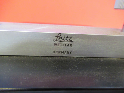 LEITZ WETZLAR GERMANY XY STAGE TABLE  MICROSCOPE PART AS PICTURED &P8-A-94
