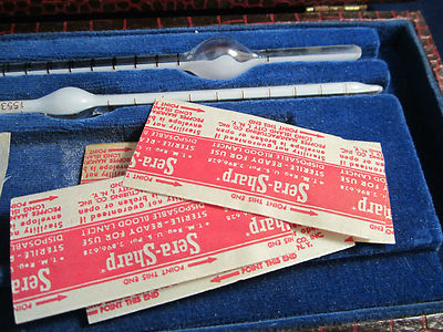 Vintage Propper Trophy Hemacytometer Blood Pipettes Lot