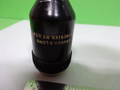 MICROSCOPE PART OBJECTIVE BAUSCH LOMB 40X OPTICS AS IS BIN#Y5-51