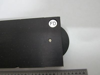 ZEISS GERMANY  SLIDE FD IRIS MICROSCOPE OPTICS BIN#M7-10