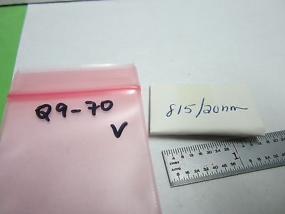 OPTISCHE MINI 815/20 nm INFRAROTFILTER LASEROPTIK WIE BESEHEN BIN#Q9-70
