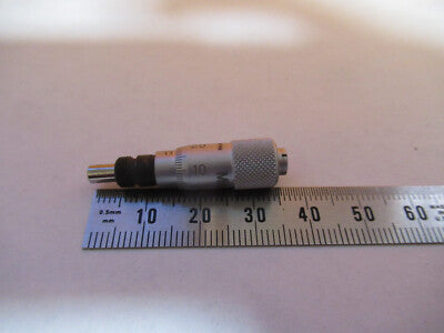 MITUTOYO JAPAN MINI MICROMETER PART POSITIONING AS PICTURED 4B-FT-76