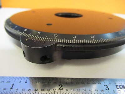 Carl Zeiss AG Germany Polarizer Stage Table Microscope Part