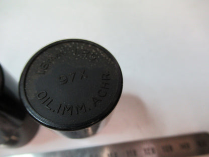 SPENCER AO EMPTY LOT PLASTIC OBJECTIVE CANS MICROSCOPE PART AS PICTURED  X2-A-84