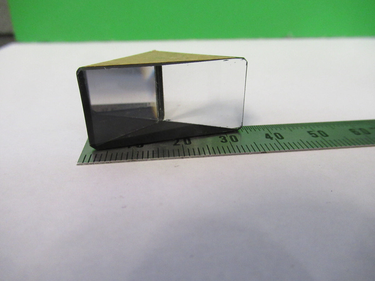 ANTIQUE BAUSCH LOMB OPTICS GLASS PRISM MICROSCOPE PART AS PICTURED #G5-A-89