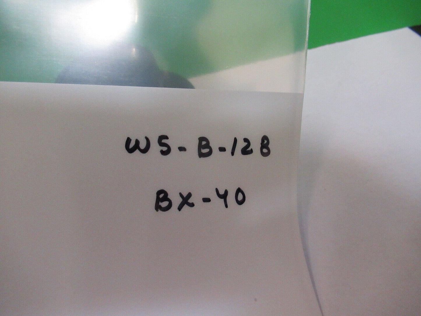 OLYMPUS BX-40 CONDENSER  IRIS U-AC OPTICS MICROSCOPE PART AS PICTURED W5-B-128