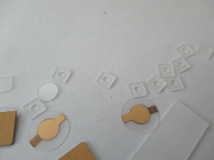 Lot Blank Piezoelectric Quartz Crystal X- Y- Yx-cut Piezo Sensor AS Pic