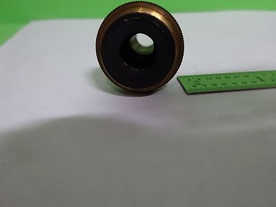 MICROSCOPE PART OBJECTIVE OLYMPUS JAPAN 10X OPTICS AS IS BIN#V7-10