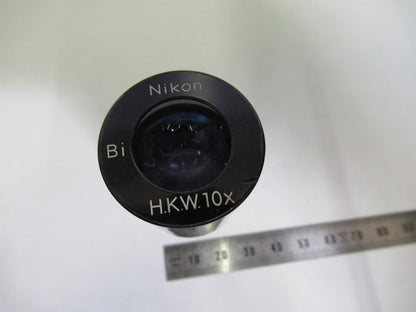 NIKON JAPAN EYEPIECE OCULAR HKW 10x Bi MICROSCOPE PART AS PICTURED T4-B-16