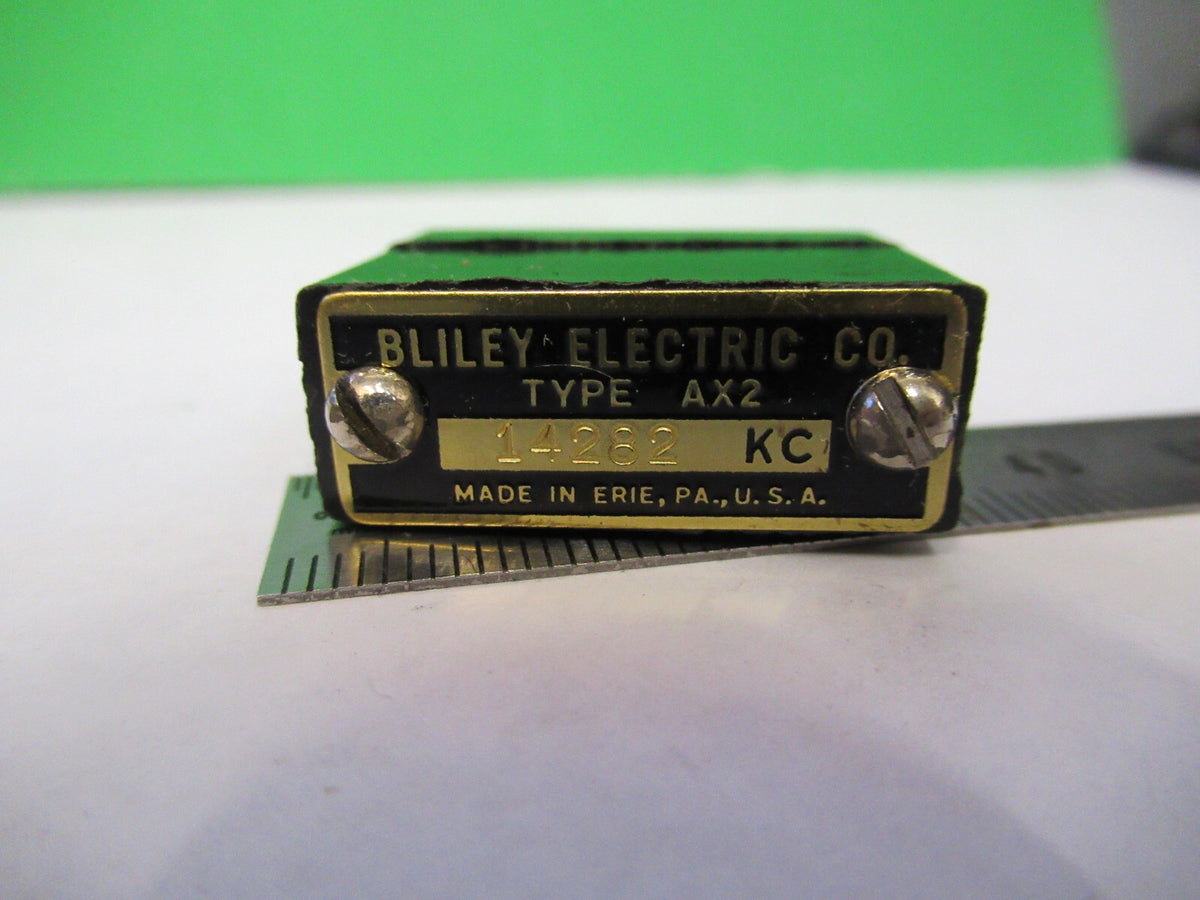VINTAGE WWII BLILEY QUARTZ CRYSTAL AX2 14282 KC FREQUENCY RADIO AMATEUR S1-B-24