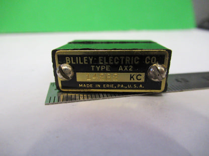 VINTAGE WWII BLILEY QUARTZ CRYSTAL AX2 14282 KC FREQUENCY RADIO AMATEUR S1-B-24