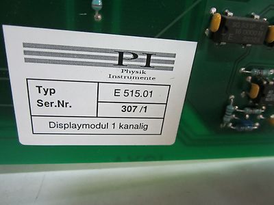 PHYSIK INSTRUMENTE PI E-515.0X BOARD AS IS BIN#62-11