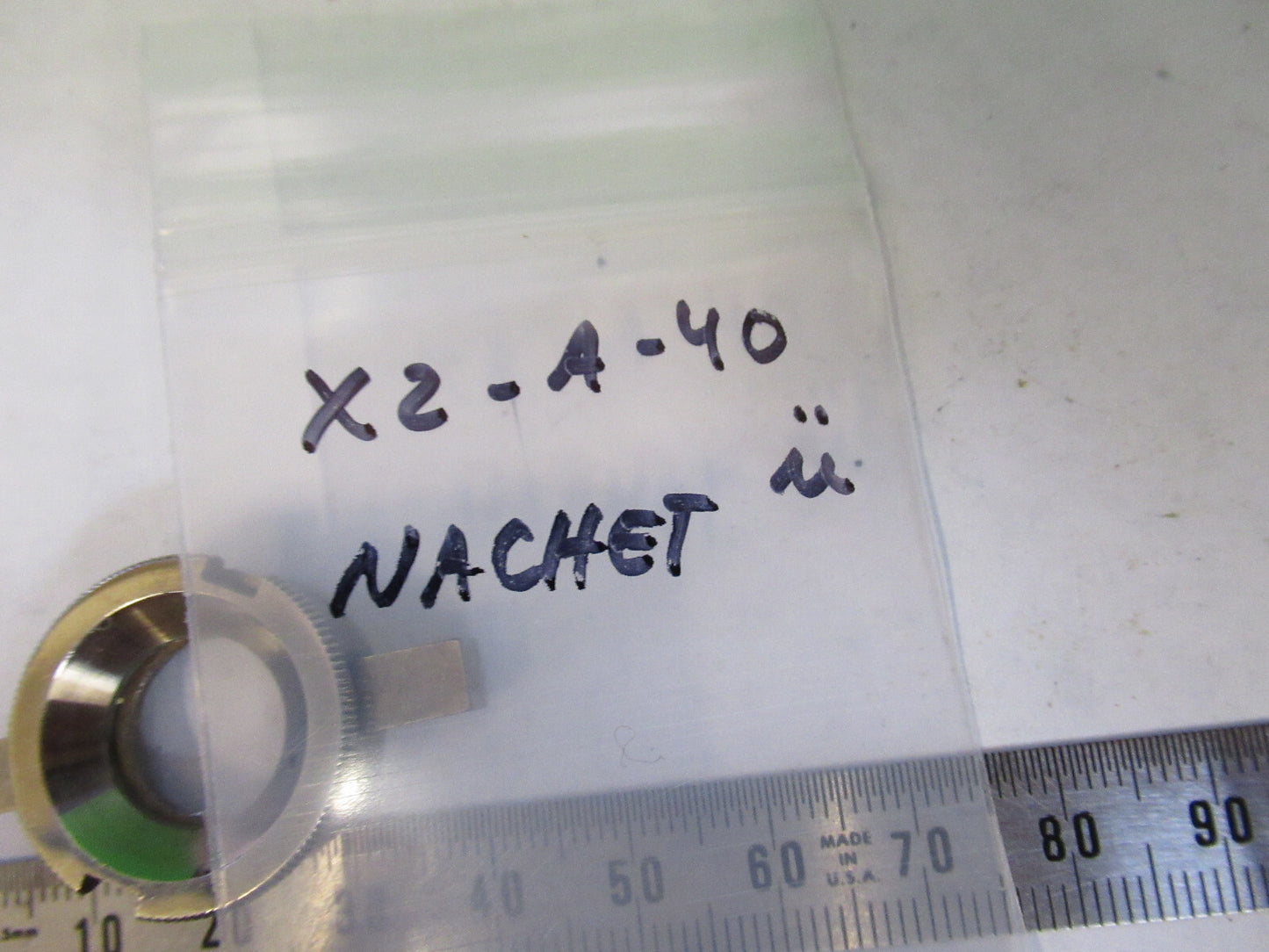 ANTIQUE NACHET PARIS LENS HOLDER MICROSCOPE PART AS PICTURED X2-A-40
