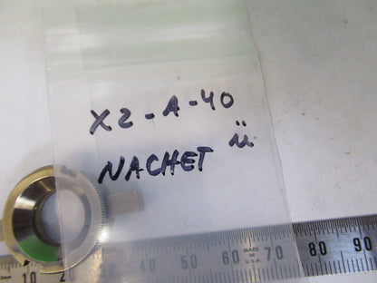 ANTIQUE NACHET PARIS LENS HOLDER MICROSCOPE PART AS PICTURED X2-A-40