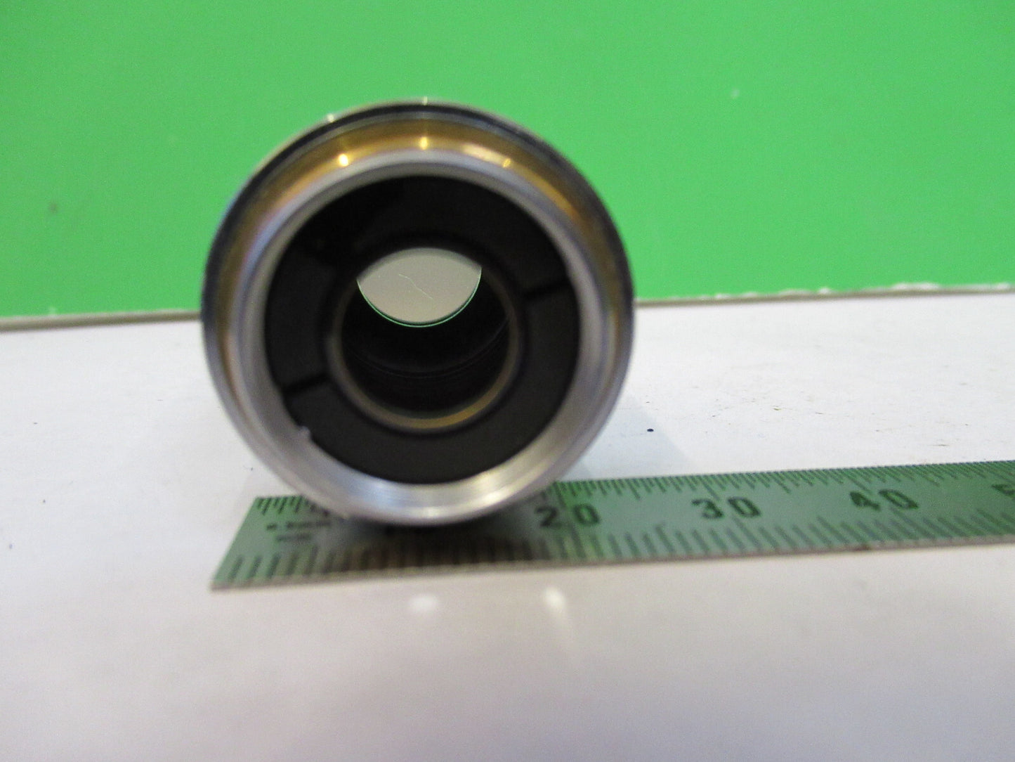 LEITZ wetzlar GERMANY OBJECTIVE MICROSCOPE PART EF 4X  /160 AS PICTURED X2-A-39
