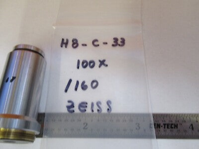 Carl Zeiss AG Germany Objective 100X /160 Optics Microscope Part
