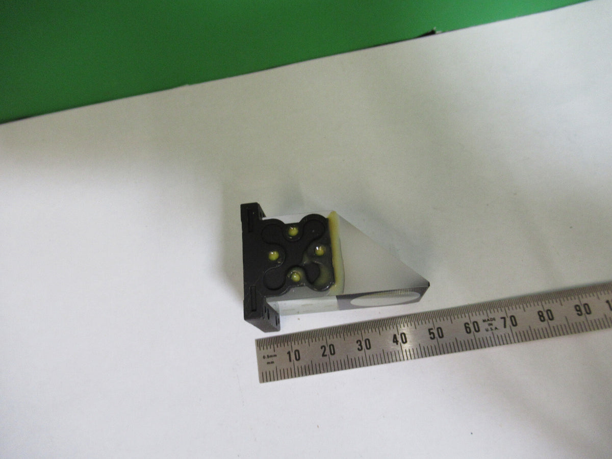 LEICA GERMANY GLASS PRISM HEAD OPTICS MICROSCOPE PART AS PICTURED 80-B-39