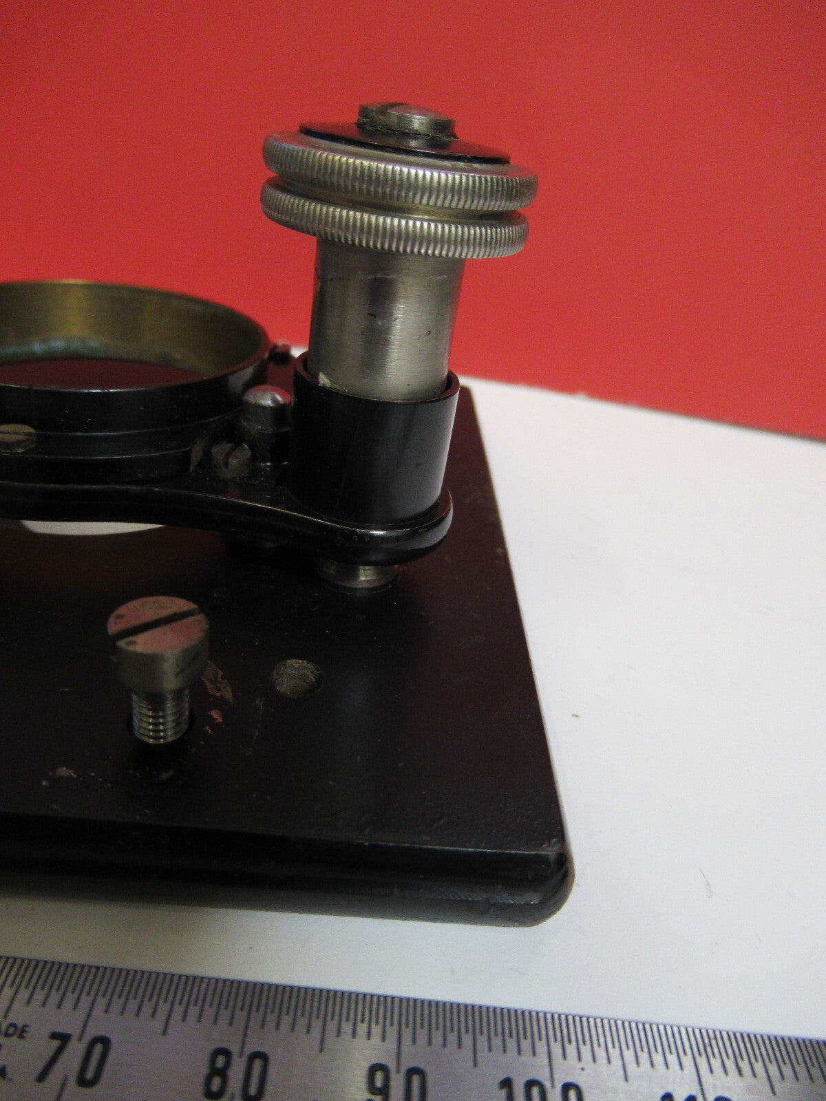 BAUSCH LOMB STAGE TABLE SPECIMEN MICROSCOPE PART AS PICTURED Y4-A-50