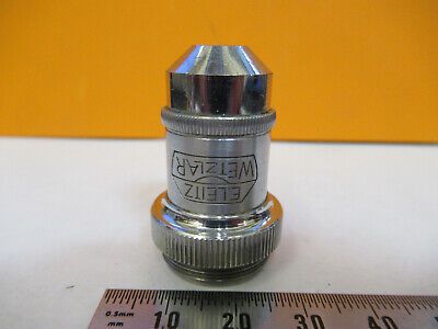 LEITZ WETZLAR GERMANY OBJECTIVE POL 10X MICROSCOPE PART AS PICTURED &A2-FT-53