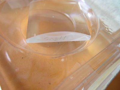 OPTICAL SPECTRA PHYSICS CYLINDRICAL LENS RECTANGULAR NICE LASER OPTICS BIN#D7