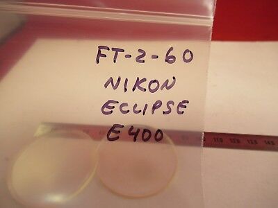 NIKON ECLIPSE E400 PLASTIC DIFFUSER LENSES MICROSCOPE PART AS PICTURED FT-2-60