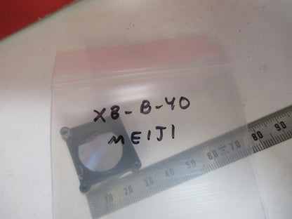 MEIJI JAPAN MOUNTED GLASS PRISM MICROSCOPE PART AS PICTURED X8-B-40