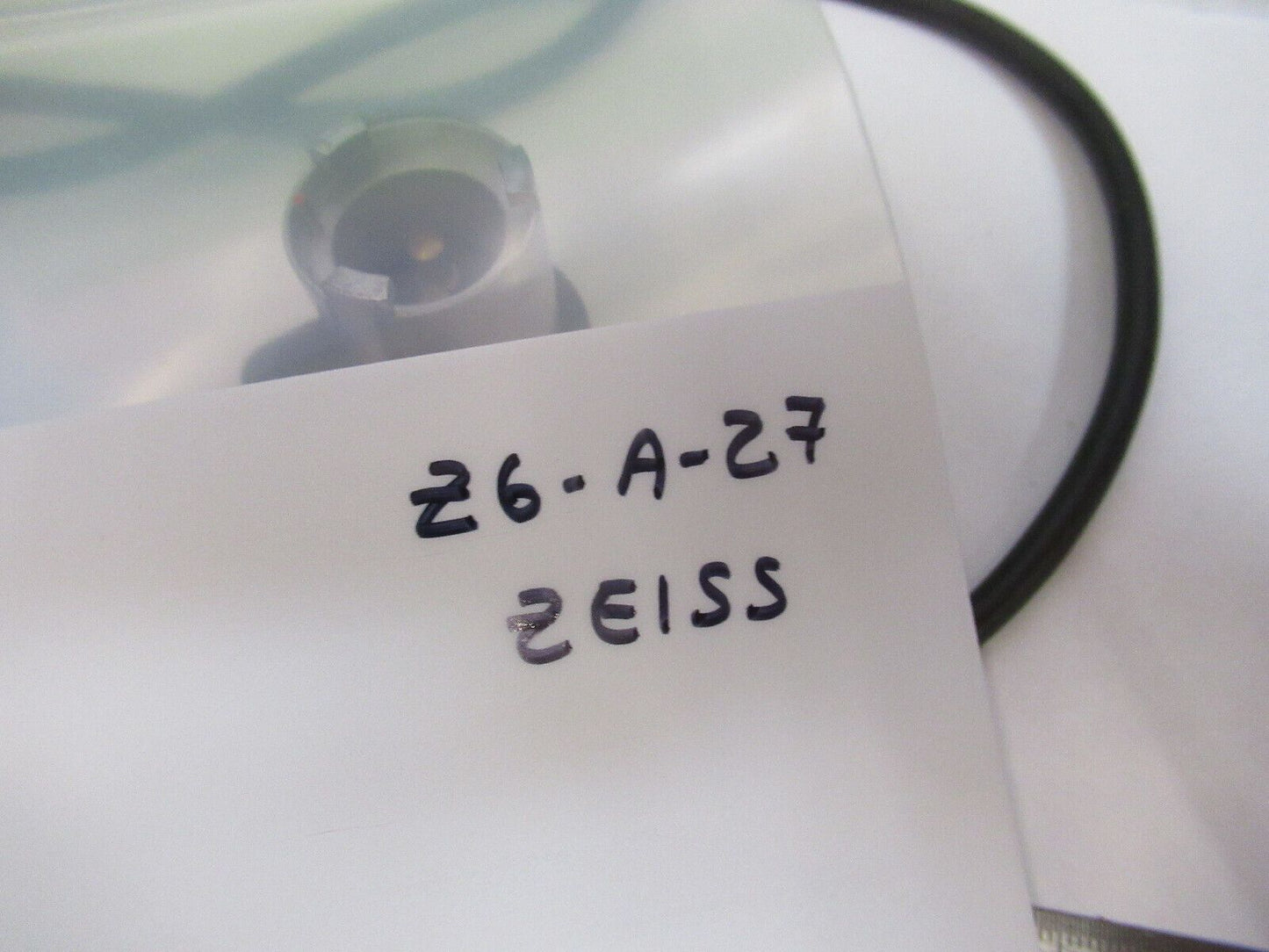 VINTAGE carl zeiss germany lamp holder cable MICROSCOPE PART AS PICTURED Z6-A-27