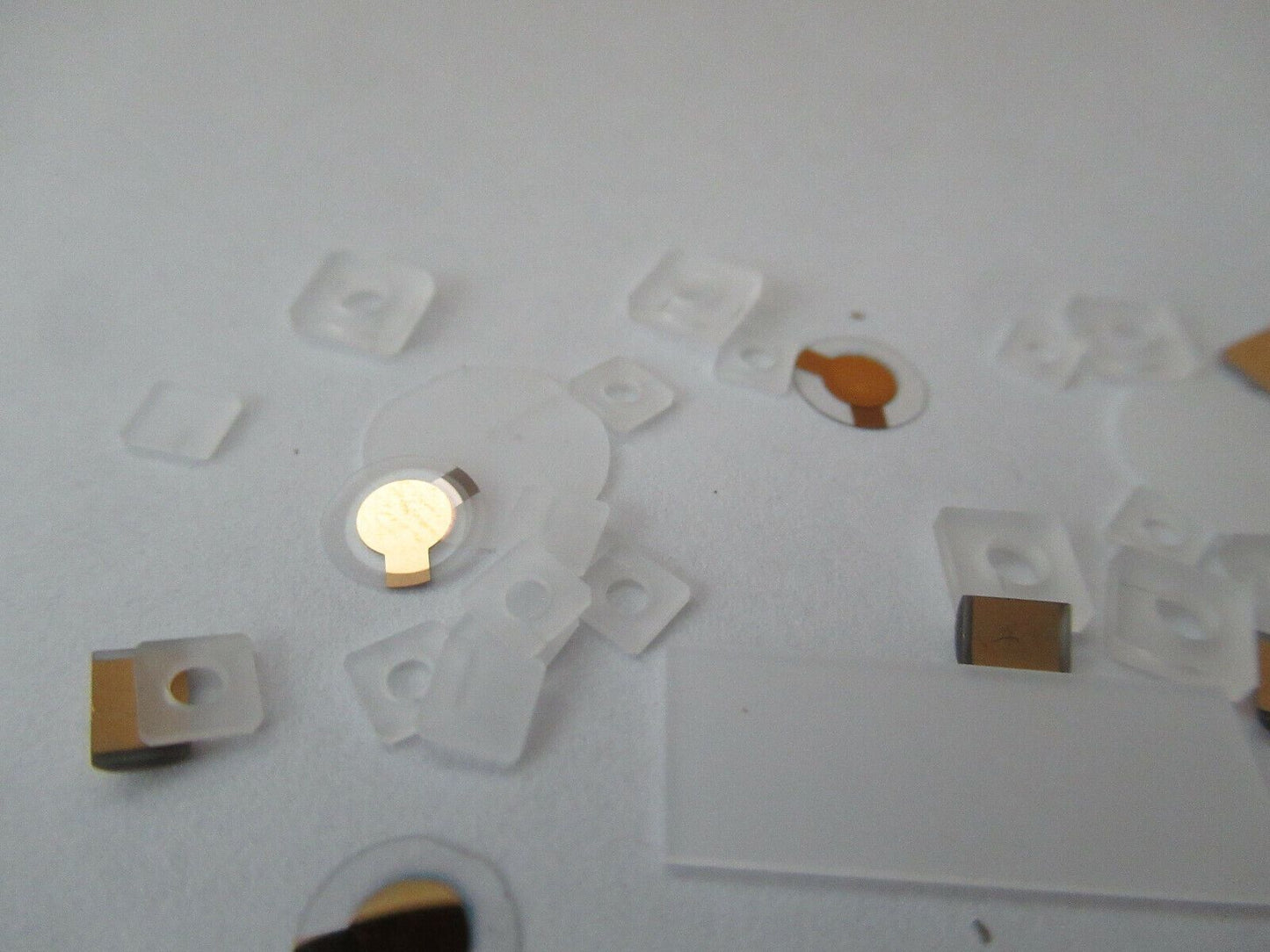 LOT BLANK PIEZOELECTRIC QUARTZ CRYSTAL X- Y- YX-CUT PIEZO SENSOR AS PIC #F5-A-61