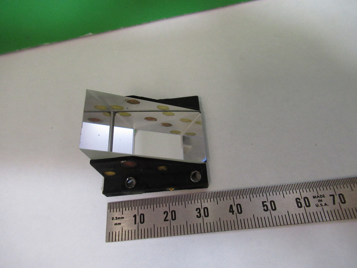 MICROSCOPE PART LEITZ WETZLAR GERMANY PRISM MOUNTED OPTICS AS PICTURED 80-B-07
