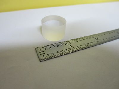 OPTICAL THICK FLAT LENS COATED LASER OPTICS NICE BIN#T7-05