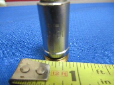 FOR PARTS CARL ZEISS OBJECTIVE EPI 10X MICROSCOPE PART AS PICTURED &S1-A-27