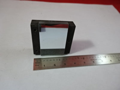 OPTICAL MOUNTED RECTANGULAR MIRROR [steel mount] OPTICS AS PICTURED &92-64