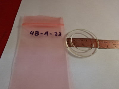 OPTICAL STEP PROTRUDING WINDOW LENS FLAT OPTICS AS IS &4B-A-23