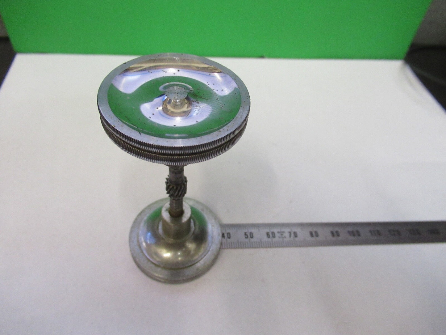 ANTIQUE BAUSCH LOMB BRASS SET OF KNOBS FRAME MICROSCOPE PART AS PICTURED G5-A-56