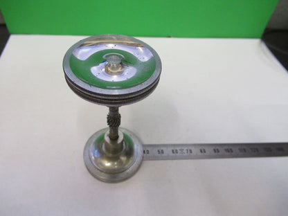 ANTIQUE BAUSCH LOMB BRASS SET OF KNOBS FRAME MICROSCOPE PART AS PICTURED G5-A-56