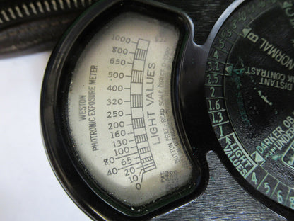 Photography Light Meter Weston Antique Optics