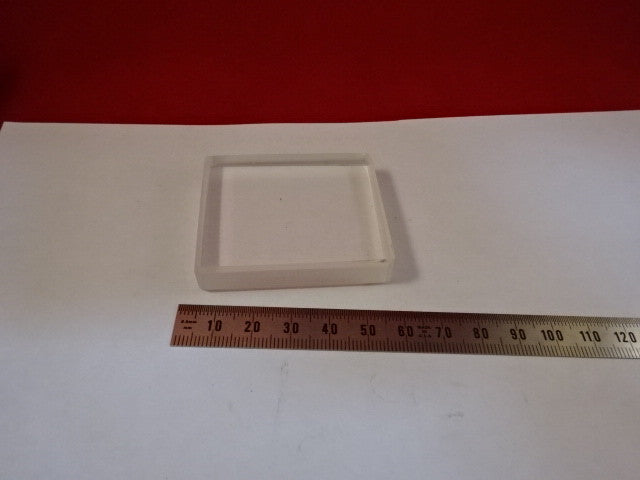 SLAB POLISHED SYNTHETIC QUARTZ SINGLE CRYSTAL HIGH PRESSURE SEED INSIDE &5-DT-D