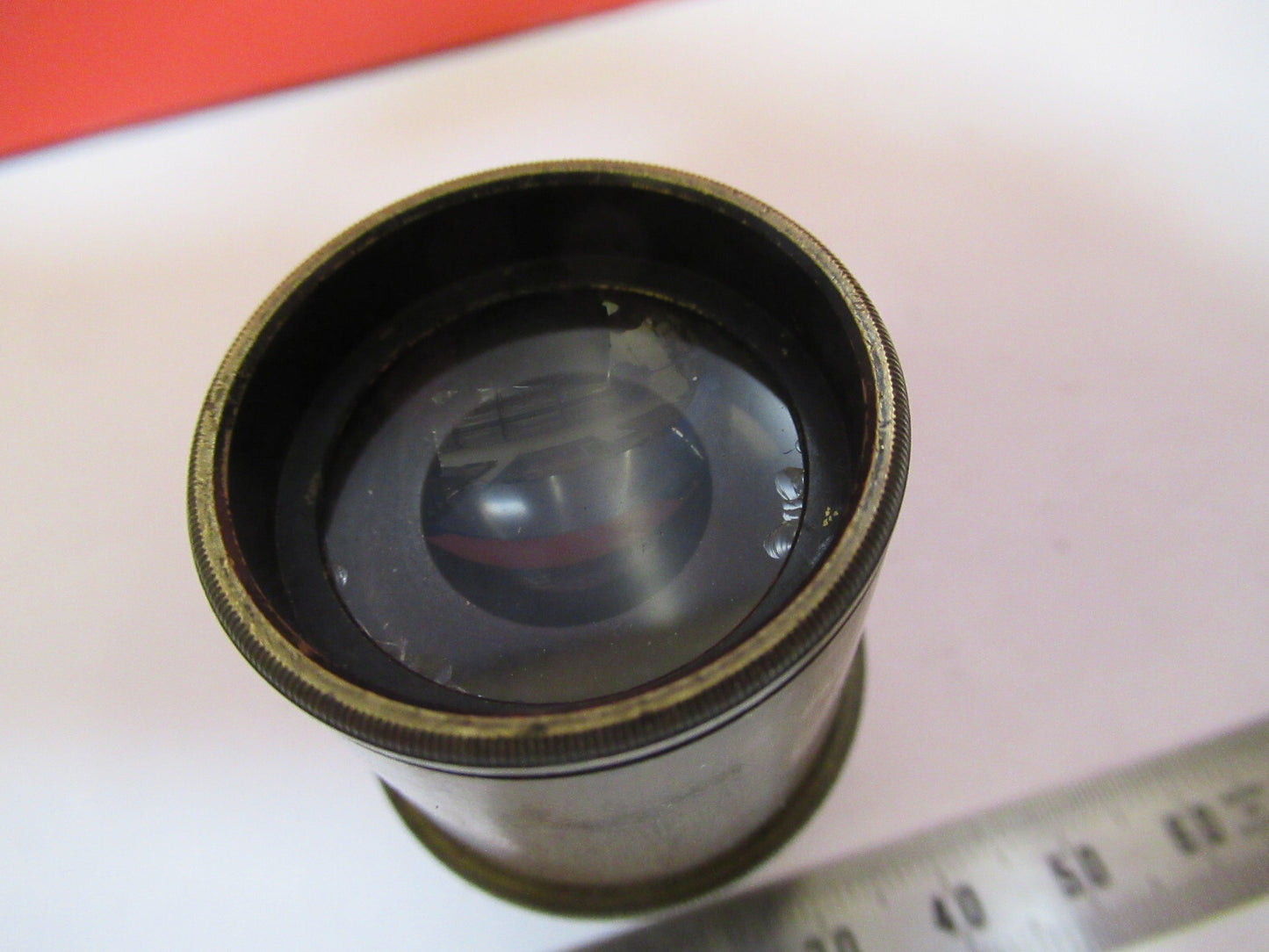 Antique Brass Eyepiece Ocular Lens UK Microscope Part