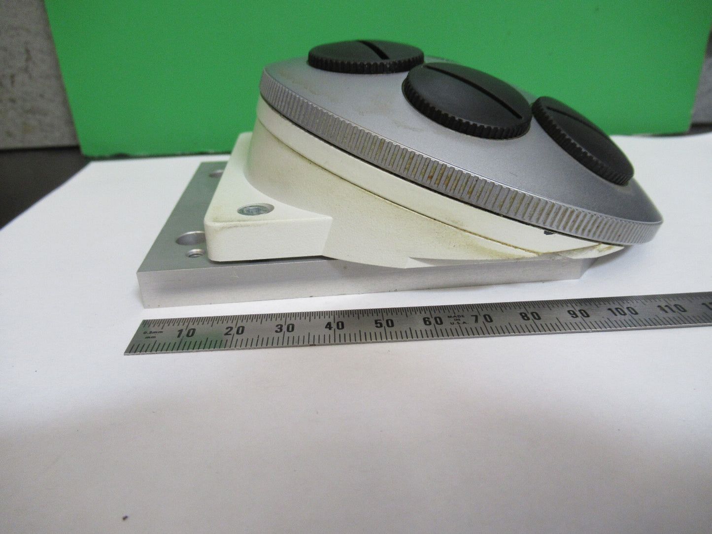 LEICA GERMANY DMRB SEVEN POSITION NOSEPIECE MICROSCOPE PART AS PICTURED 80-B-29