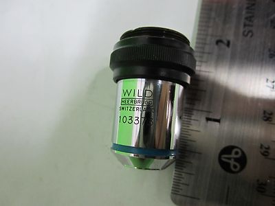 Microscope Part Wild Swiss 10X Fluotar Objective Optics