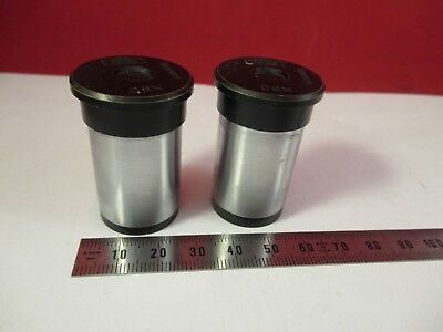 PAIR ZEISS GERMANY C8X OCULAR EYEPIECE MICROSCOPE PART OPTICS &FT-4-25