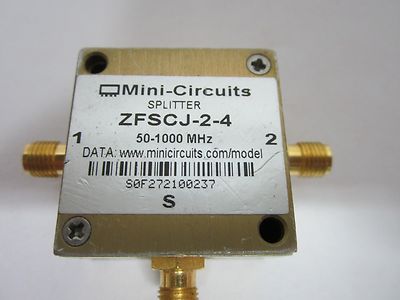 MINI CIRCUITS SPLITTER ZFSCJ-2-4 RF MICROWAVE FREQUENCY  BIN#1E-P-5
