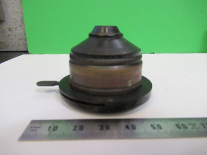 ANTIQUE CONDENSER IRIS ASSEMBLY BAUSCH LOMB MICROSCOPE PART AS PICTURED U9-A-30