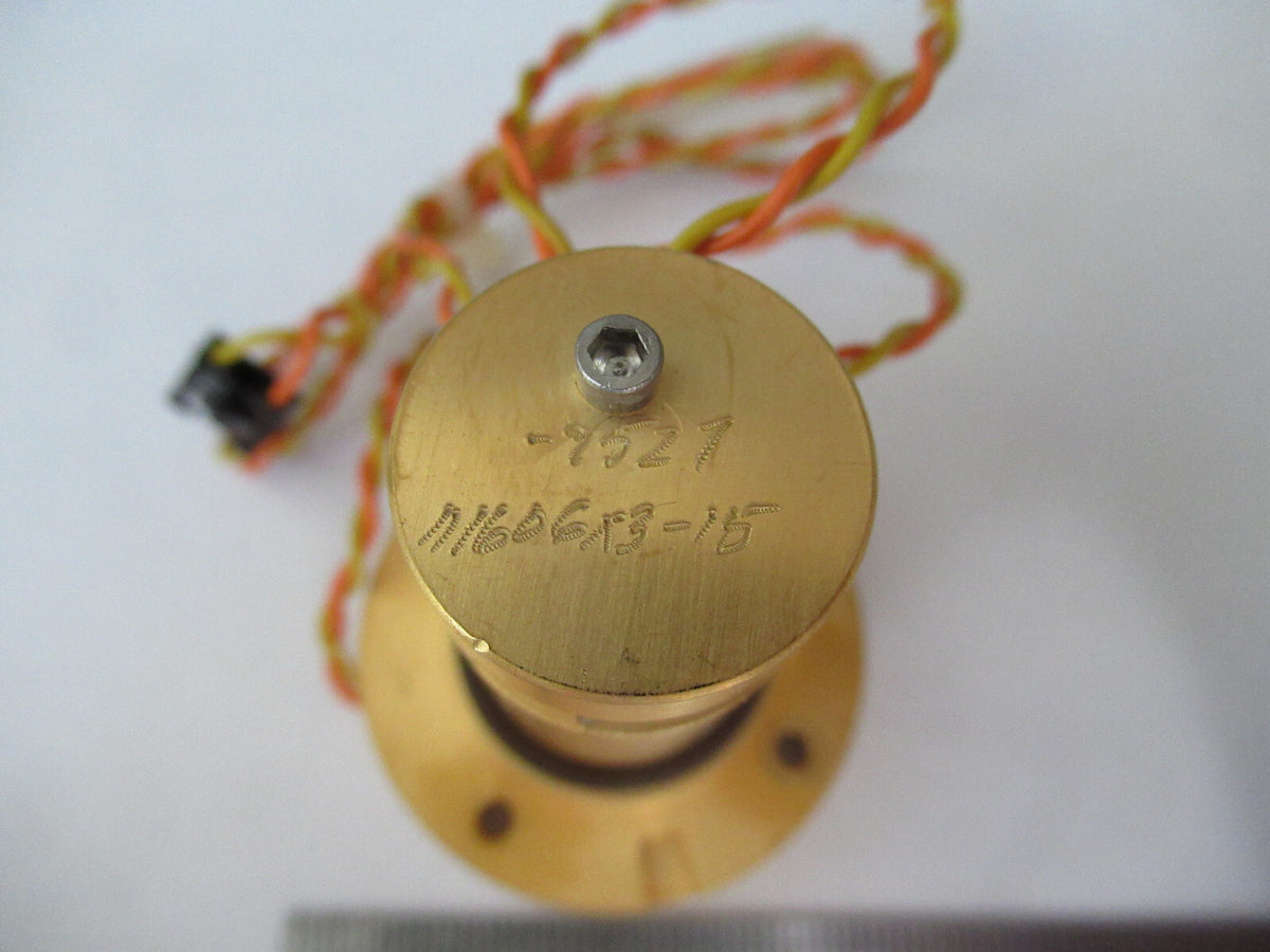 Optical Crystal Mounted on Heavy Gold Plated Copper Optics