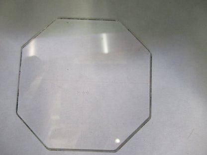 OPTICAL GLASS RETICLE CROSSHAIR PATTERN MICROSCOPE PART AS PICTURED U8-A-63