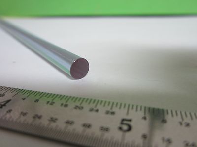 Optical Laser Rod Neodymium Doped Optics [chipped on edge]