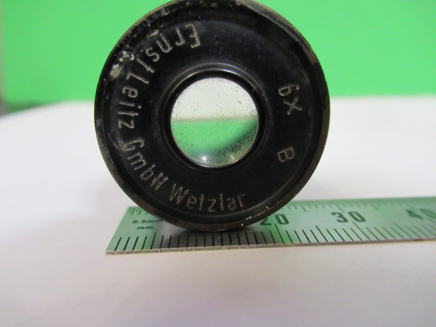 ERNST LEITZ GERMANY 6X OCULAR EYEPIECE LENS MICROSCOPE PART AS PICTURED Y3-B-20