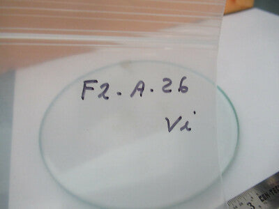 Round Glass Plate Stage [dirty] Microscope Part